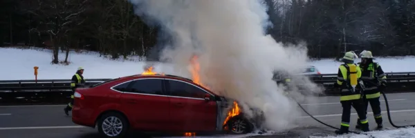 Einsatz – Brand PKW A95