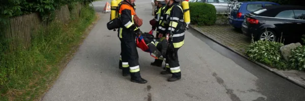 Übung – Juli 2013, Tiefgaragenbrand