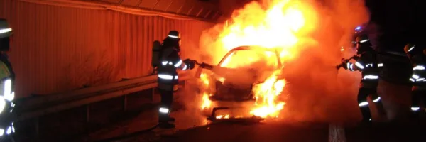 Einsatz #22 – PKW in Vollbrand auf der A952