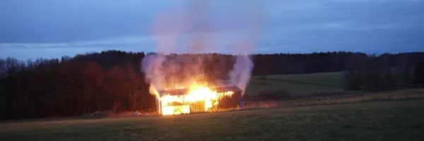 Einsatz – Stadlbrand (Brandbilder)